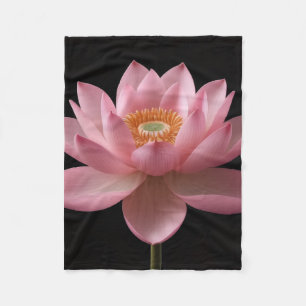 Couverture en polaire (Lotus rose)