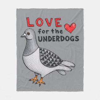 Couverture en polaire "Love For The Underdogs" ave