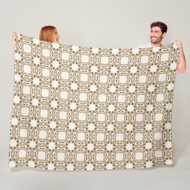 Couverture en polaire Mocha Swirl Comfort (En situation)
