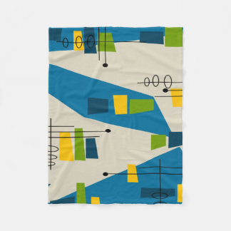 Couverture en polaire moderne du milieu du siècle