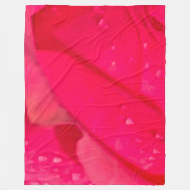 Couverture en polaire moderne florale, grande 60"  (Devant)