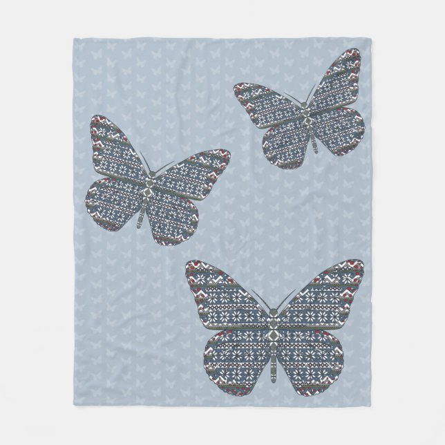 Couverture en polaire Monarch nordique (Devant)