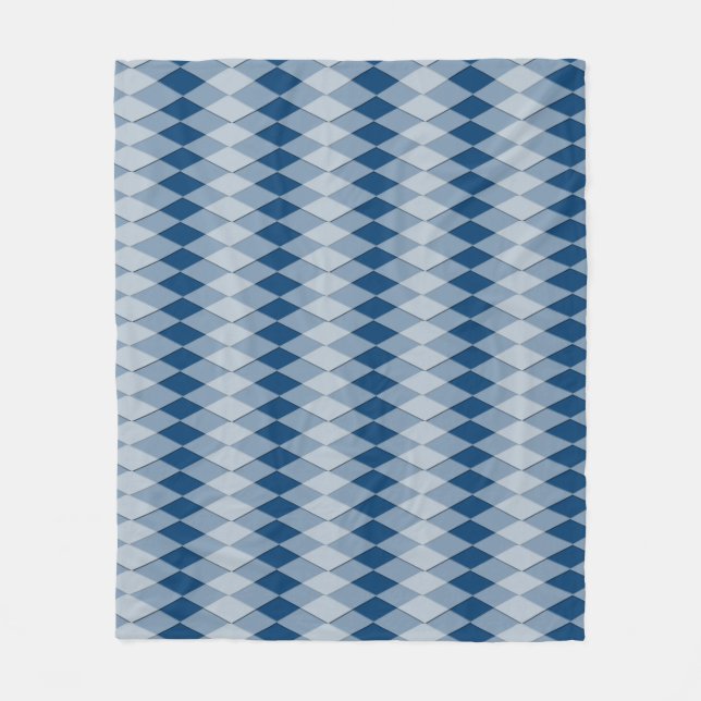 Couverture en polaire - Motif de Jacquard horizont (Devant)