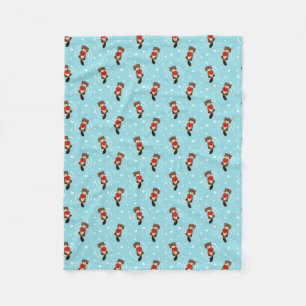 Couverture en polaire Otter Pups