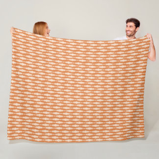 Couverture en polaire ovale rétro - Look en terre