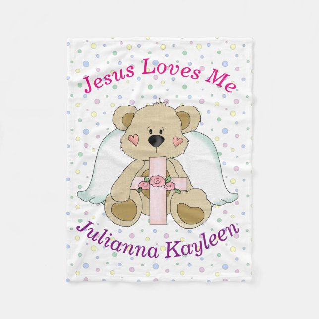 Couverture en polaire personnalisée (Devant)