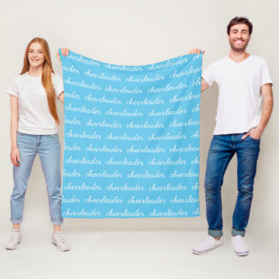 Couverture en polaire pom-pom girl