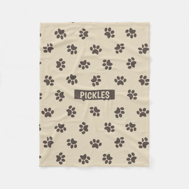 Couverture en polaire pour chien Petites Pattes de (Devant)