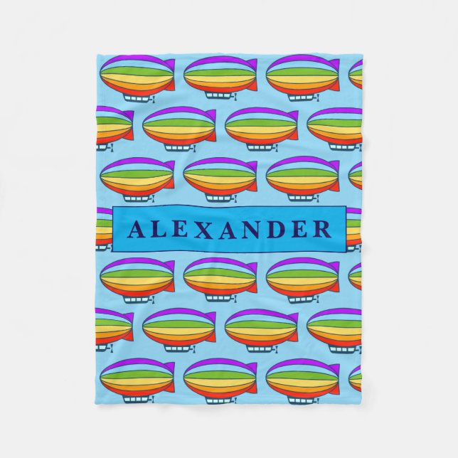 Couverture en polaire pour enfants à motif de diri (Devant)