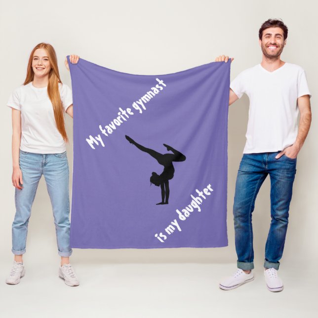 Couverture en polaire pour filles (En situation)