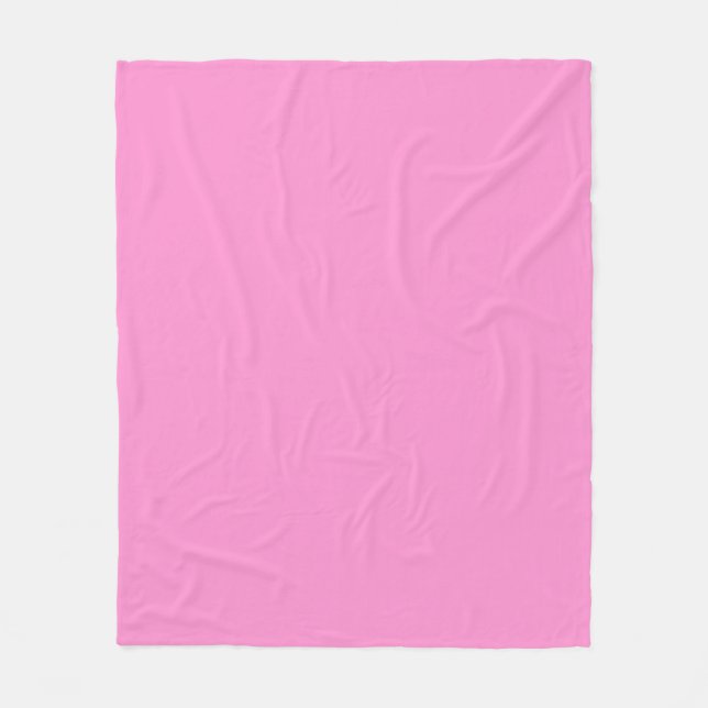 Couverture en polaire rose (Devant)