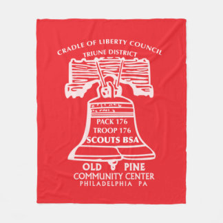 Couverture en polaire - Rouge