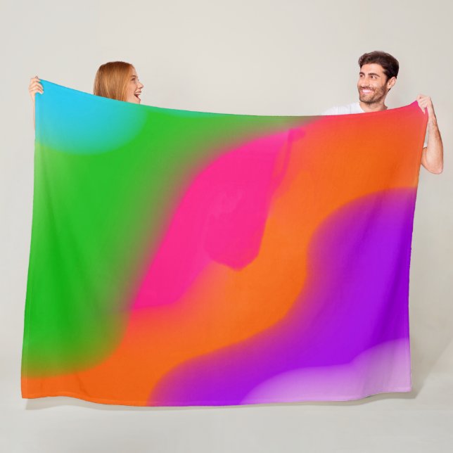 couverture en polaire Sherbet Aquarelles (En situation)