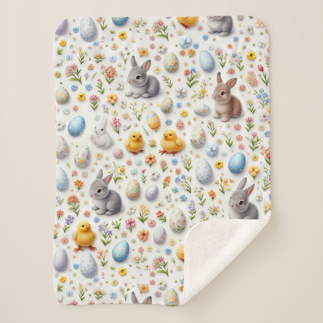 Couverture en polaire Sherpa – Impression personna (Devant)