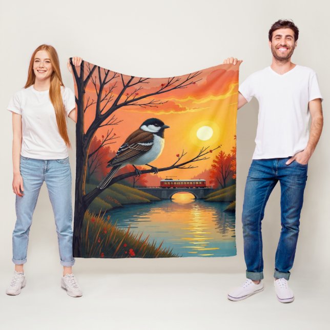 Couverture en polaire SPNP, 127x152cm (En situation)