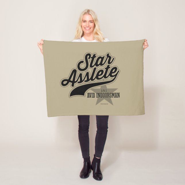 Couverture en polaire Star Asslete (Avid Indoorsma (En situation)