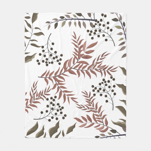 Couverture en polaire Tan Earthy Design (Devant)