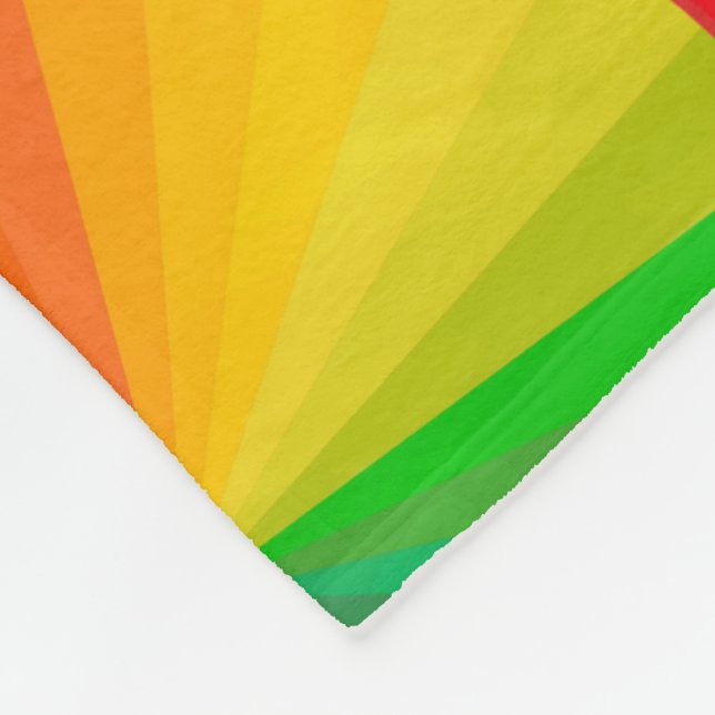 Couverture en polaire - Ventilateurs en agrumes (Coin)