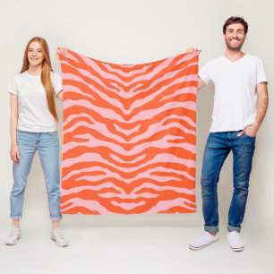 Couverture en polaire Zebra Print