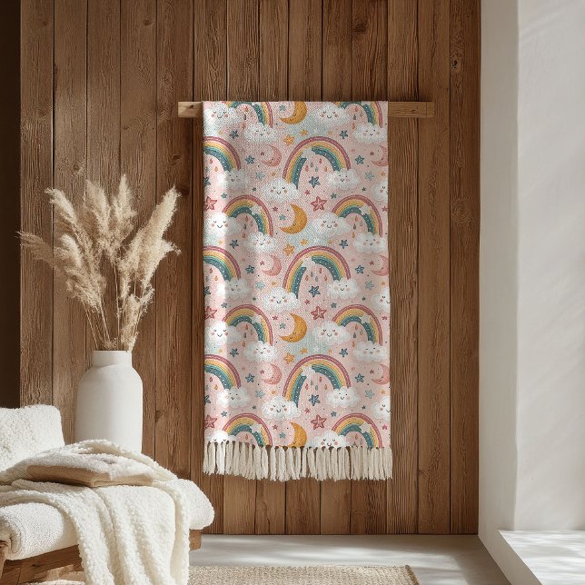 Couverture en Sherpa pastel pour enfants spéciaux (Pastel Sky Blanket Cozy Sherpa for Special Kids)