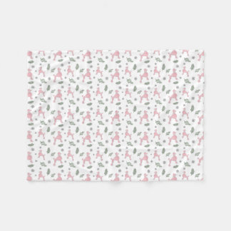 Couverture en silhouette Motif rose