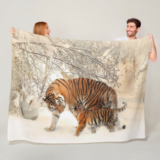 Couverture en Tiger Fleece