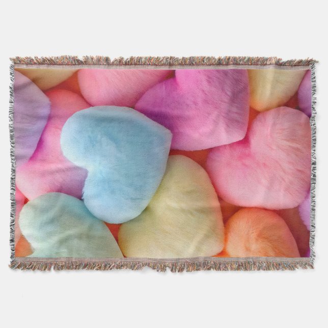 Couverture en toison de coeur (Devant)