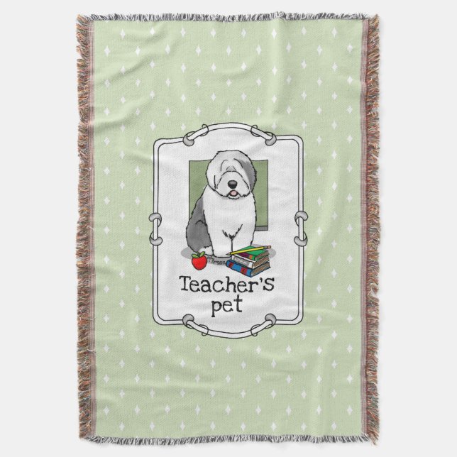 Couverture Enseignant de l'école Vieux chien de mouton anglai (devant Vertical)