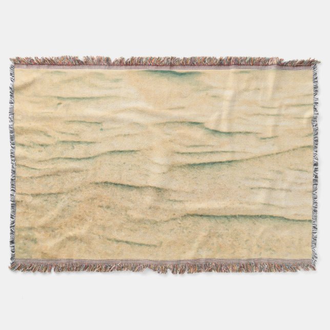 Couverture Enveloppez-vous dans les vagues de sable de plage (Devant)