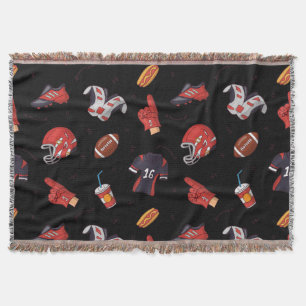 Couverture Équipement sportif de football avec Motif aliment