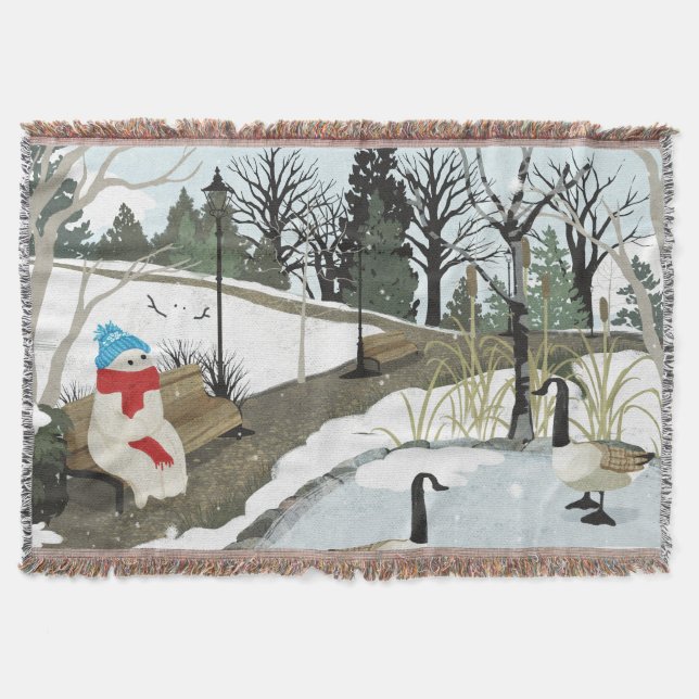 Couverture Étang à canard - Hiver (Devant)