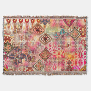 Couverture Ethnic Digital Abstrait Motif sans fil