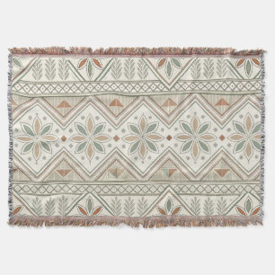 Couverture Ethnique géométrique Tribal Tribal sans couture Mo