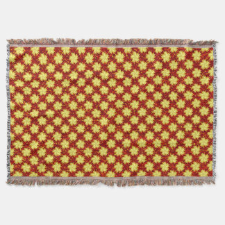 Couverture Etoiles d'or et Parties scintillant rouges