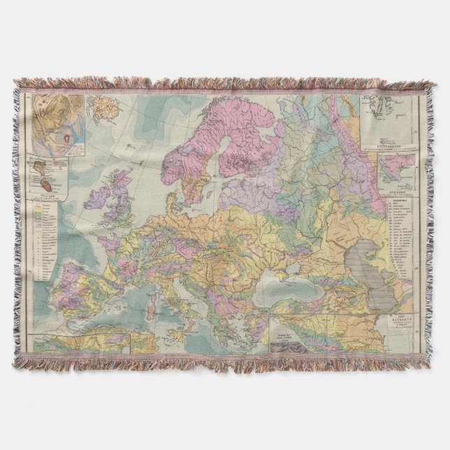 Couverture Europa - carte géologique de l'Europe (Devant)