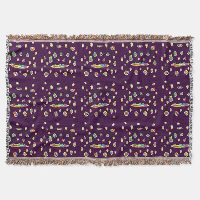 Couverture Fabuleux design de belle qualité violet mixte (Devant)