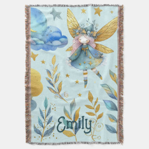Couverture Fairy Birthday Turquoise Gold Rose Princess Fairyt
