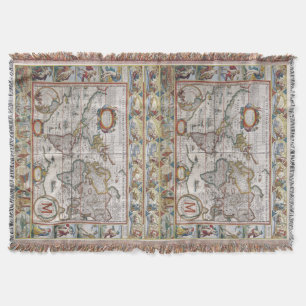 Couverture faite sur commande antique de jet de