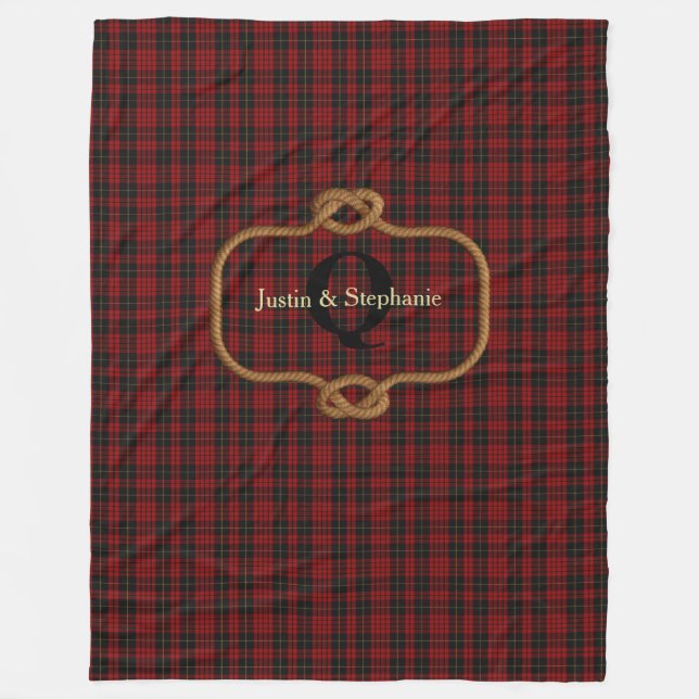 Couverture faite sur commande d'ouatine de plaid (Devant)
