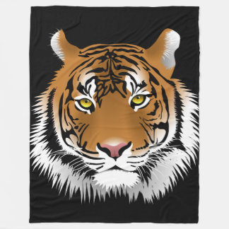 Couverture faite sur commande d'ouatine de tigre,