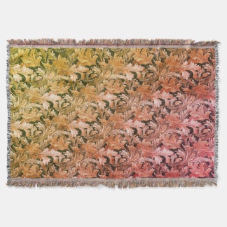 Couverture Fall Acanthus Leaves