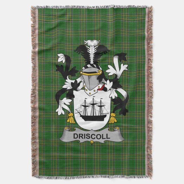 Couverture Famille d'armoiries irlandaise Driscoll ou O_Drisc (devant Vertical)