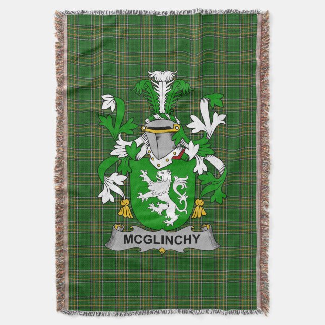Couverture Famille d'armoiries irlandaise McGlinchy ou McGlin (devant Vertical)