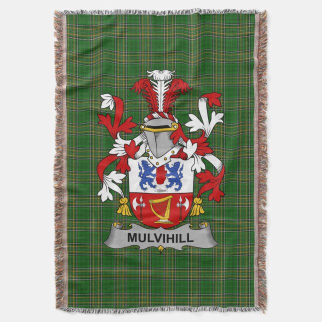Couverture Famille d'armoiries irlandaise Mulvihill ou O_Mulv (devant Vertical)