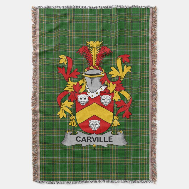 Couverture Famille d'armoiries irlandaises de Carville ou McC (devant Vertical)