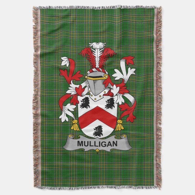 Couverture Famille d'armoiries irlandaises Mulligan ou O_Mull (devant Vertical)