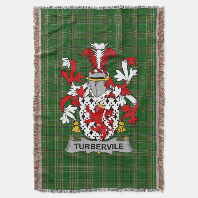 Couverture Famille d'armoiries irlandaises Tubervile ou Tuber (devant Vertical)