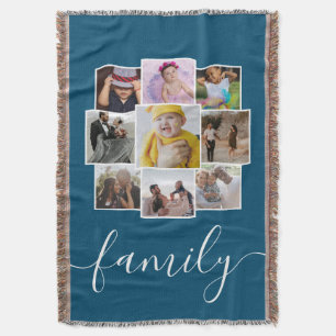 Couverture Famille de collage de photos et de textes personna