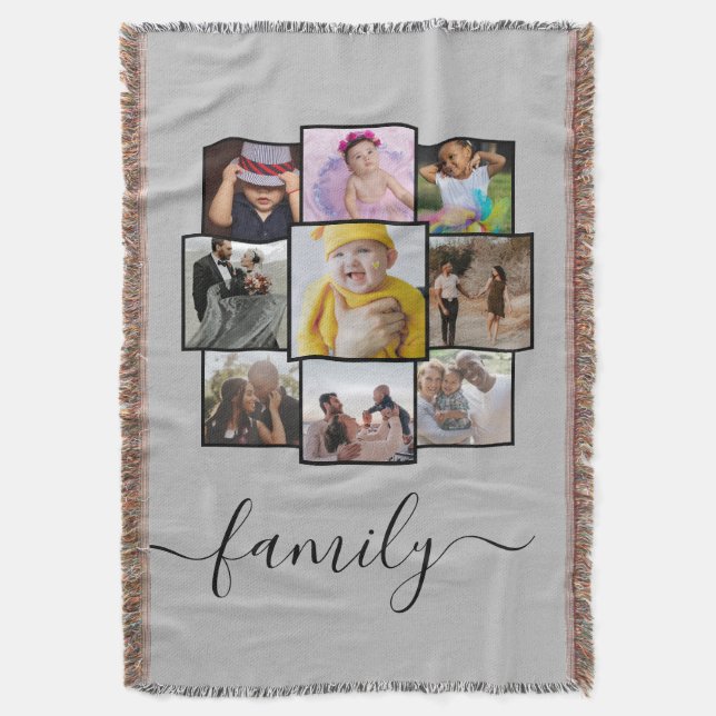 Couverture Famille de collage de photos et de textes personna (devant Vertical)