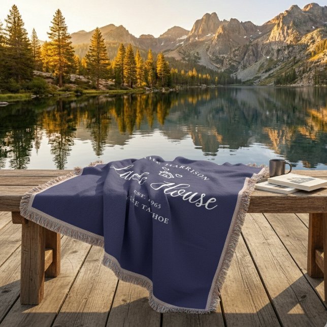 Couverture Family Lake House Coastal Custom Decor (Créateur téléchargé)